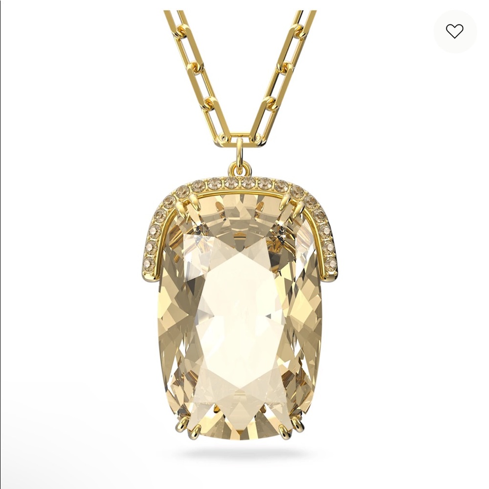 Swarovski Harmonia pendant
Oversized crystal, Gold-tone, Gold-tone plated